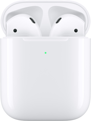 Bluetooth-гарнитура Apple AirPods (2019) с возможностью беспроводной зарядки, белая